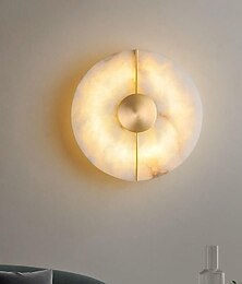 levne -LED nástěnná lampa s mramorovým kruhovým designem, minimalistické nástěnné svítidlo, vnitřní osvětlení do obývacího pokoje a ložnice 110-240 V