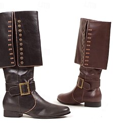 levne -Středověké Renesanční Boty Kozačky Ke kolenům Pirát Viking Křižák Maškarní kostým Pánské Unisex Keltské Pirát předvečer Všech svatých Plesová maškaráda Párty a večer LARP Ren Faire Dospělé Boty Cel