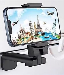 economico -Supporto universale per telefono con vivavoce per viaggiare in aereo, accessorio essenziale per i viaggi in aereo, supporto per telefono per scrivania e vassoio.
