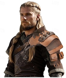 levne -Punk a gotika Středověké Renesanční Zbraně a výzbroj Maškarní Ren Faire Válečník Rytíř Pánské Viking Plesová maškaráda Výkon Podium Plesová maškaráda Dospělé Chrániče na ramena