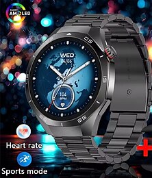 billige -hw95 smartklokke herre 1,53 tommers amoled hd-skjerm sportshelsesporing vanntett bluetooth-samtalesmartklokke