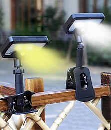abordables -Luz solar con clip USB para exteriores, sensor de movimiento, 92 LED, iluminación de seguridad impermeable, para cercas, terrazas, drenaje, camping, 1 unidad