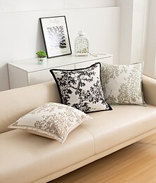 economico -Federa per cuscino in similpelle 45x45cm, con cuciture a righe in cotone, per arredamento casa, federa per cuscino divano americano, federa per cuscino auto, decorativa