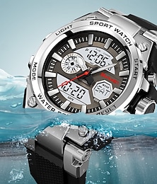 abordables -SKMEI Hombre Reloj Digital Al Aire Libre Deportes Moda Reloj de Muñeca Luminoso Cronómetro Despertador cuenta regresiva TPU Reloj