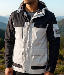 baratos -Homens Jaqueta Corta-Vento Jaqueta Softshell Ao ar livre Prova-de-Água A Prova de Vento Roupas de caminhada Roupas de caminhada Primavera Outono Blusas Campismo / Escursão / Espeleologismo Corrida