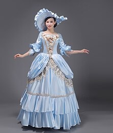 abordables -Robe de bal rococo pour femme du XVIIIe siècle, princesse Maria Antonietta, robe de vacances victorienne et renaissance rococo