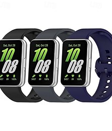 halpa -3 kpl Kellon ranneke varten Samsung Galaxy Galaxy Fit 3 Silikoni Korvaus Hihna Sievä Urheiluhihna Moderni solki Ranneke