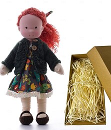 halpa -waldorfdoll puuvilla waldorf-nukkehahmo taiteilija käsintehty festivaalipeukalo joululahjoihin