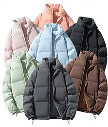 abordables -Hombre Mujer Chaqueta acolchada Chaqueta de Invierno Al aire libre Térmico Templado Trajes de senderismo Ropa de senderismo Invierno Camiseta Camping / Senderismo / Espeleología Viaje Gris oscuro