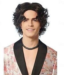 abordables -Perruque Timmy pour homme, perruques de cosplay d'Halloween