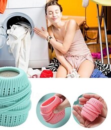 お買い得  -3個入り、絡まり防止ランドリーボール、再利用可能、洗濯機用ボール、しわ、糸くず、髪の毛を減らし、衣類を柔らかくし、ねじれを防ぐ、家庭用クリーニングアクセサリー