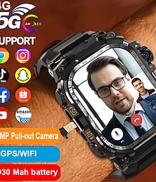 זול -שעון חכם אנדרואיד חדש לגברים GPS 3G RAM/32G ROM אחסון HD מצלמה כפולה 2G 4G כרטיס SIM WiFi אלחוטי גישה מהירה לאינטרנט