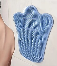 billiga -halkfri massagedyna med sugkopp, lat ryggskrubber med förstärkt förtjockad stark sugkopp för bad och fotskrubbning