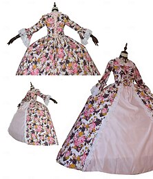 abordables -Robe de bal rococo pour femme du XVIIIe siècle, princesse Maria Antonietta, robe de vacances victorienne et renaissance rococo