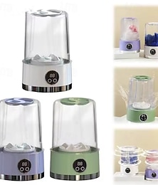 abordables -Lavadora inalámbrica portátil de viaje para ropa interior y calcetines, cubo para la colada, mini taza para lavar ropa, 2 velocidades