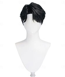 economico -film anime kpop ispirato cosplay parrucca jinu capelli corti neri saja boys