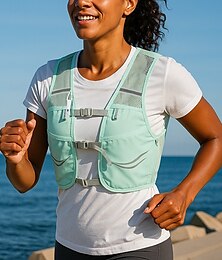 preiswerte -Laufweste Trinkweste Rucksack Reflektierend Wasserdicht Leicht Polyester Flüssigkeitszufuhr für Marathon Wandern Trail-Rennen