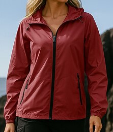abordables -Mujer Chaqueta Softshell Chaqueta para senderismo Chaqueta rígida Al aire libre Impermeable Resistente al Viento Trajes de senderismo Ropa de senderismo Primavera Otoño Camiseta Camping / Senderismo