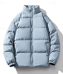 billige -Dame Turjakke Pufferjakke Vinterjakke Utendørs Termisk Varm Turantrekk Turklær Vinter Topper Camping / fotturer / grotting Reise Svart Rosa Blå