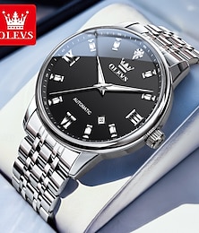 economico -OLEVS Da uomo Orologio meccanico Minimalista Moda Affari Orologio da polso Automatico a Carica Automatica Luminoso Calendario Impermeabile Acciaio Guarda