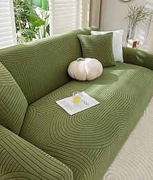 billige -Sklisikkert sofatrekk i fleece – moderne minimalistisk, kjæledyrsikker sofabeskytter, ripebestandig og støvtett, passer til L-formede sofaer og 1/2/3/4-seters sofaer, ideelt for bruk i stuen hjemme