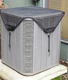 お買い得  -耐久性のあるエアコンプロテクター屋外カバー。樹脂メッシュで外部ユニットを保護し、落ち葉や虫、ゴミを防ぎます。家庭用エアコンシステムに最適です。