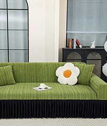 levne -Potah na pohovku z žakárové černé příze - elastický a protiskluzový, vhodný pro 1/2/3/4místnou pohovku, do uzavřeného obývacího pokoje, ložnice a kanceláře, s jednoduchým moderním designem