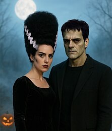 economico -Parrucca della sposa di Frankenstein per feste di Halloween e cosplay