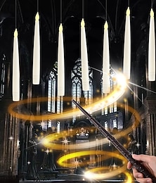 levne -10/12/20 ks zavěšená elektronická svíčka lampa tužka kouzelná hůlka dálkové ovládání halloween vánoční párty atmosféra dekorace lampa aaa baterie box