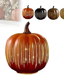 voordelige -fonkelende pompoenen 1 verpakking, sterrennacht pompoenen led stijlvolle gloeiende pompoen lantaarn decoratie ideaal voor binnen buiten huis slaapkamer badkamer en hal decoratie