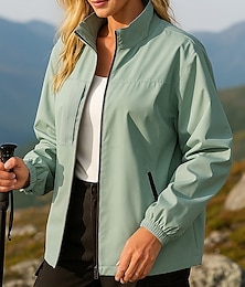 economico -Per donna Giacca a Vento Giacca softshell Giacca da escursionismo Esterno Impermeabile Antivento Abbigliamento da trekking Abbigliamento da trekking Primavera Autunno Top Campeggio / Escursionismo