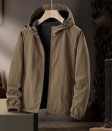 abordables -Hombre Chaqueta para exteriores Chaqueta para senderismo Impermeable Al aire libre Impermeable Protección Solar Resistente al Viento Ligero Trajes de senderismo Ropa de senderismo Primavera Otoño