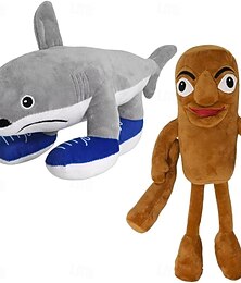 billige -Italiensk hjernerot, tung tung tung sahur kosedyrpute til fans, gave, myk kosedyrpute til hjemmet, barneromsdekor, bursdags- og julevalg for gutter og jenter