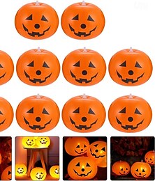 お買い得  -20個のハロウィンかぼちゃバルーンライトLED電子装飾ライト屋内と屋外のパーティーの雰囲気の装飾ライト