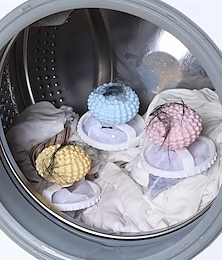 economico -Confezione da 3 prodotti per rimuovere i pelucchi dal bucato, filtro per lavatrice 2 in 1 con sacchetto a rete galleggiante, detergente per vestiti, raccoglipelucchi galleggiante per lavatrice