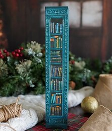 billige -Mini bokpynt til advent, 24 klassiske eventyrbok-anheng til juletreet, litterære nedtellingspynt, julegaver til bokelskere, miljøvennlig DIY-sett med lesepynter