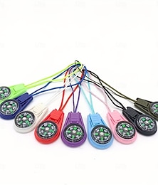 abordables -6 mini boussoles étanches avec cordons réglables - 10 options de couleurs, conception durable pour la randonnée, le camping, l'exploration - cadeau de plein air idéal pour les aventuriers, équipement