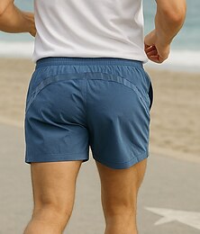 voordelige -Voor heren Hardloopshorts Trainingsshorts Zak Trekkoord Kleding Onderlichaam Sportkleding Sportschool Training Sneldrogend Ademend Sportschooltraining Voor buiten Sportschoenen Normale pasvorm