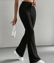 billige -Ny stil europeisk-amerikansk mote sexy jente elegant slim-fit stretch naken følelse hudvennlige slengbukser for kvinner