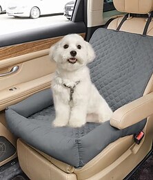 economico -Copertura resistente per il sedile dell'auto del cane - nido per animali in poliestere impermeabile per il sedile del passeggero anteriore, amaca da viaggio per cuccioli in tessuto non tessuto con