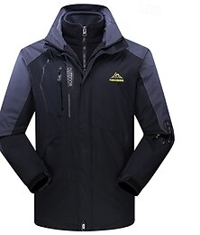 economico -Per donna Giacca con Cappuccio Giacca da escursionismo Giacche 3-in-1 da escursionismo Esterno Calore Termico Impermeabile Antivento Pile staccabile Abbigliamento da trekking Abbigliamento da trekking