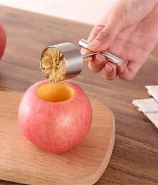 economico -Separatore di torsoli di mela e pera multifunzione in acciaio inossidabile, utensile da cucina per la rimozione del torsolo 304 per ananas, frutta e verdura, robusto strumento per la rimozione del