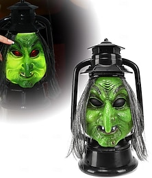 abordables -Lumières de sorcière aux cheveux longs pour Halloween, lumières de sorcière sonores avec lumières LED, décoration de sorcière de jardin vintage, lumières d'accessoires d'intérieur, décorations de fête
