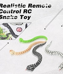 economico -Giocattolo realistico telecomandato a forma di serpente, cobra elettrico, ragno, insetto, giocattolo scherzoso per bambini, novità, spaventoso, divertente, interattivo, telecomando, animale, creatura.