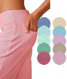 abordables -Pantalons de golf pour femmes, pantalons à la cheville, denim rose, bleu, noir, bas, tenues de golf pour femmes, vêtements, tenues, vêtements