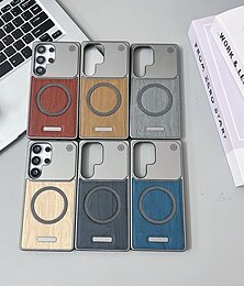 halpa -puhelin Etui Käyttötarkoitus Samsung Galaxy Takakuori Magneetti Iskunkestävä Puukuvio PC