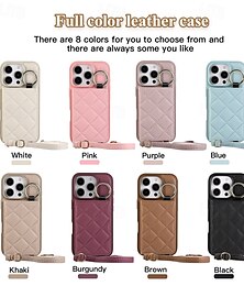economico -telefono Custodia Per iPhone 16 iPhone 16 Plus iPhone 16 Pro iPhone 15 Pro Max Plus iPhone 15 Pro Max iPhone 15 14 Pro Max Plus iPhone 14 Pro Max Plus Custodia Portafoglio Cerniera con Cordino