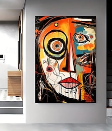 preiswerte -Druck Gerollte Leinwanddrucke - Abstrakt Menschen Modern Traditionell Kunstdrucke