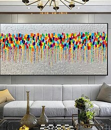 billiga -mintura handgjorda abstrakta färgglada texturerade oljemålningar på duk väggkonst dekoration modern abstrakt bild för heminredning rullad ramlös ouppspänd målning