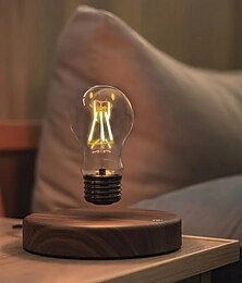 זול -אור צף מגנטי צהוב חם LED לילה אור מגע בקרת חג המולד ייחודי לשנה החדשה מתנת יום הולדת לסלון חדר שינה משרד עיצוב הבית
